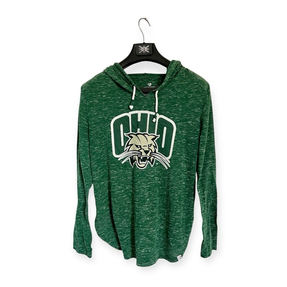 Colosseum Tops - Ohio University Bobcats Long sleeve hoodie shirt Medium